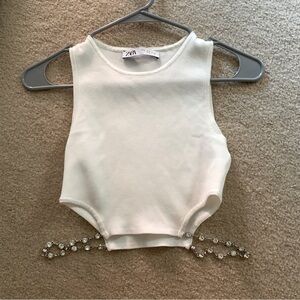 Zara Jewel Crop Top